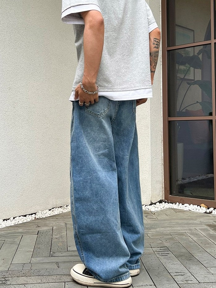 ポケット付き バルーンデニムパンツ TK0267