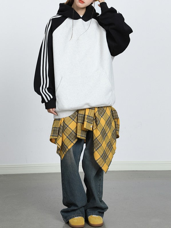 ラグラン プルオーバーパーカー TK0290