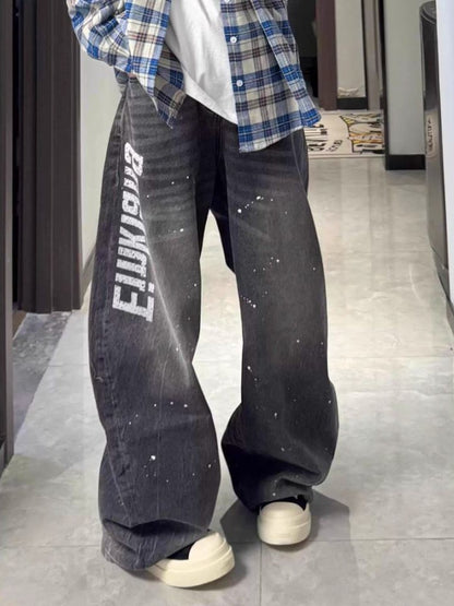 ヴィンテージペイント ストリートワイドパンツ TK0294