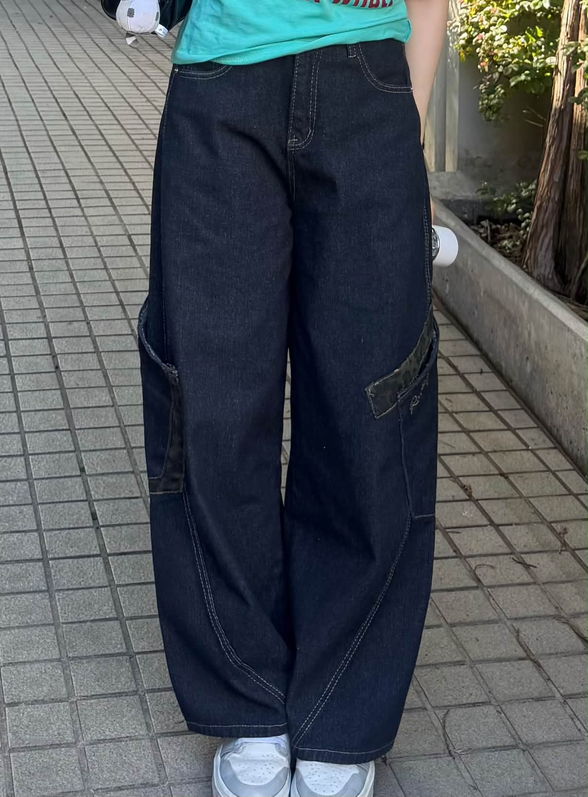 「hinata」レオパードパッチパンツ TK0295