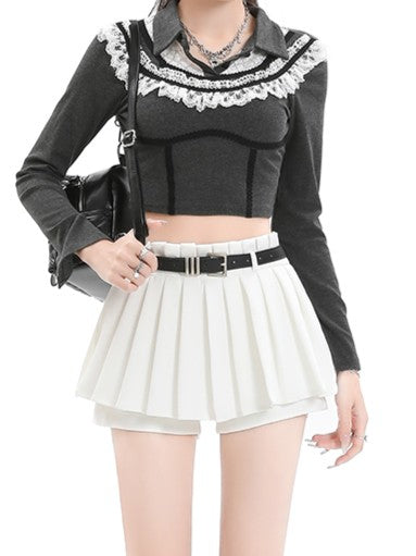 プリーツミニスカート TK0318