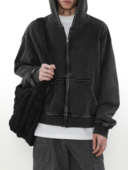 グレージップパーカー TK0327