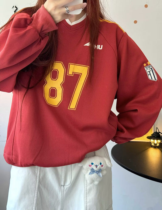 バイカラー カレッジスウェット TK0330