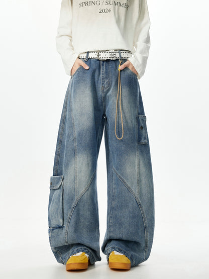 ウォッシュ カーブデニムパンツ TK0332