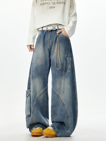 ウォッシュ カーブデニムパンツ TK0332