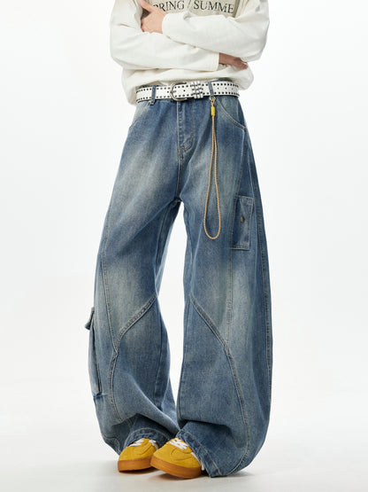 ウォッシュ カーブデニムパンツ TK0332