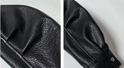 PUレザーダブルライダースジャケット TK0335