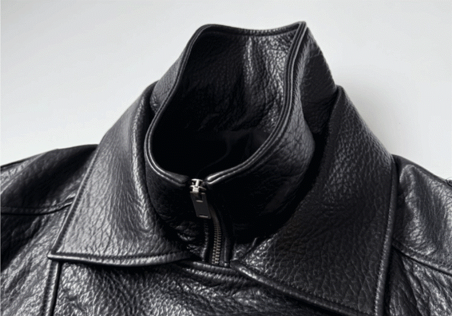 PUレザーダブルライダースジャケット TK0335