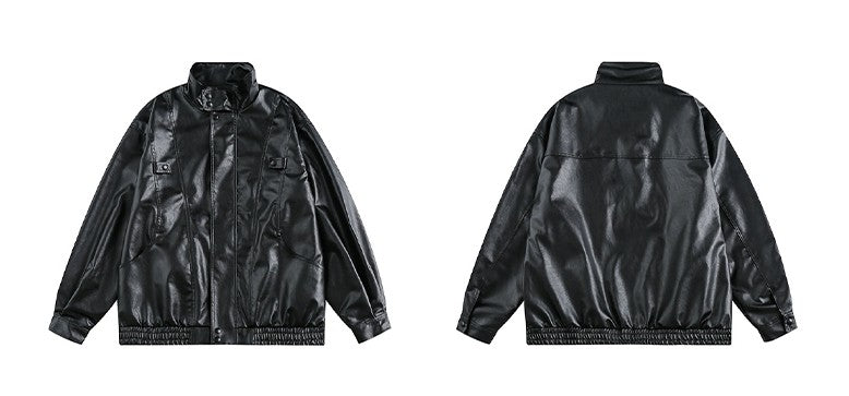 ヴィンテージPUレザーブルゾン TK0342