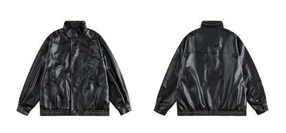 ヴィンテージPUレザーブルゾン TK0342