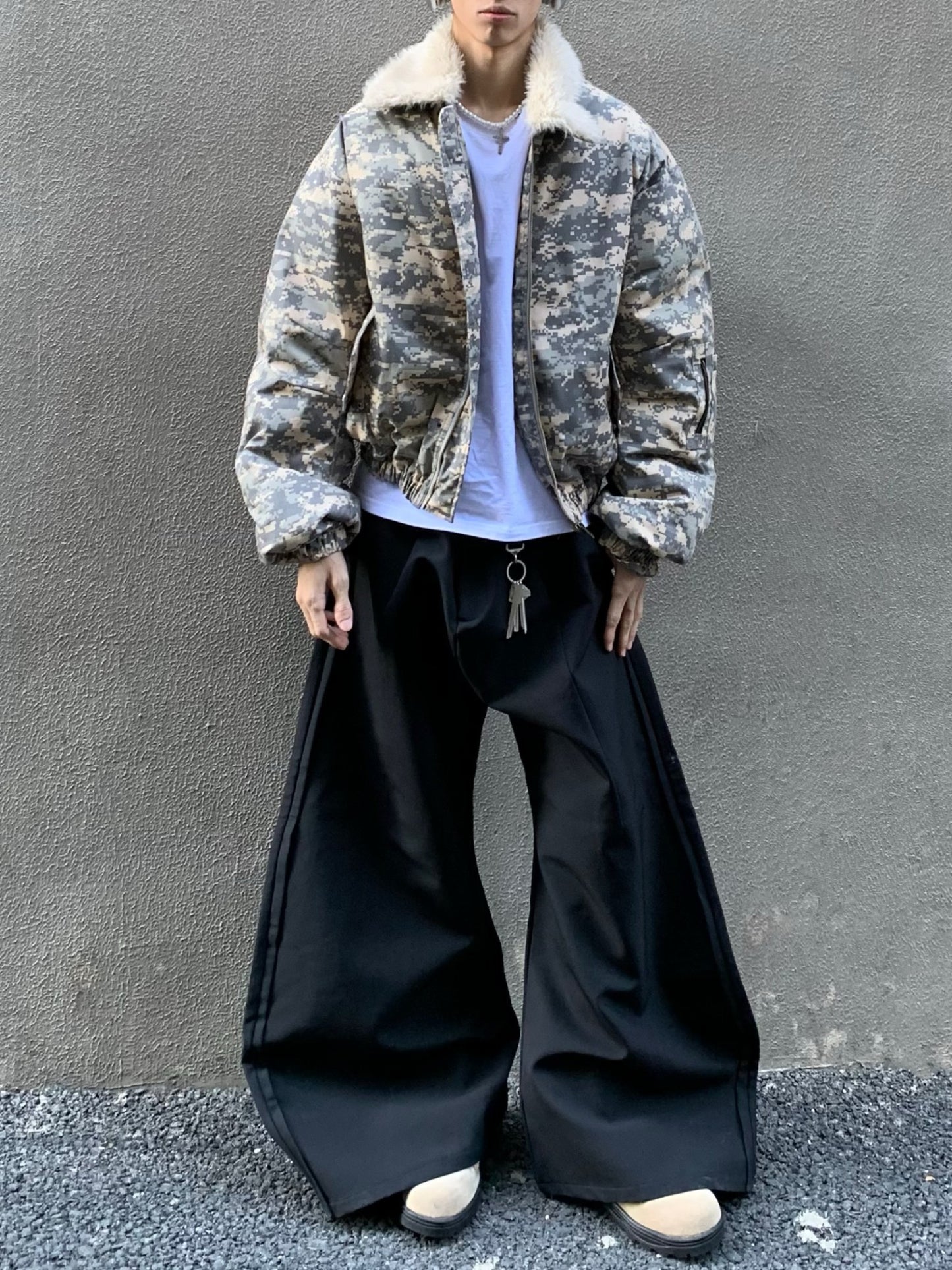 ファーライニングショートジャケット TK0351