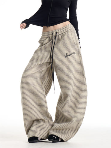 ボーダー柄スウェットパンツ TK0364