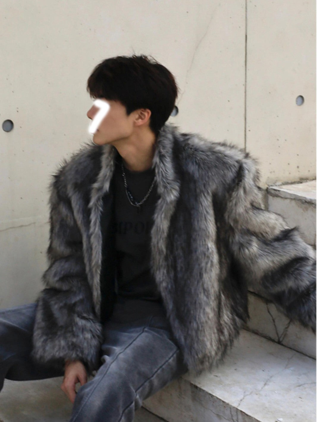 シルバーフォックス ファー ジャケット