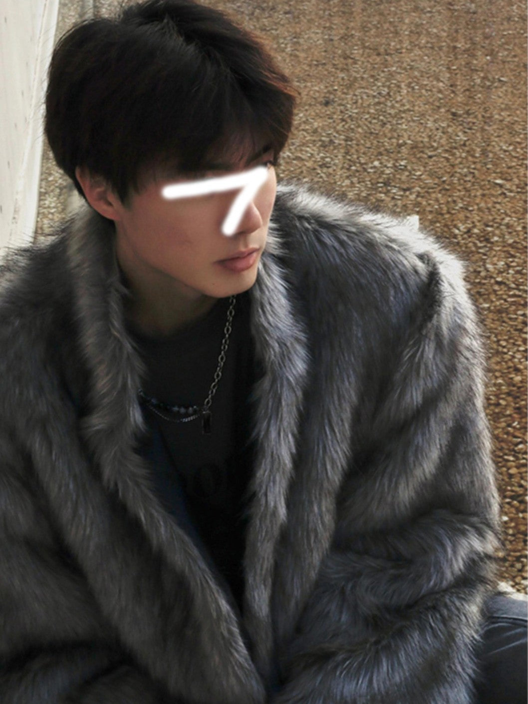 シルバーフォックス ファー ジャケット