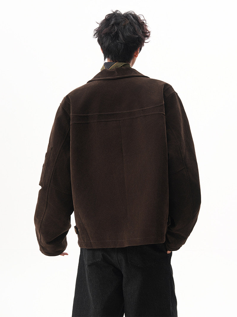 スエード ファイヤーマンジャケット TK0370