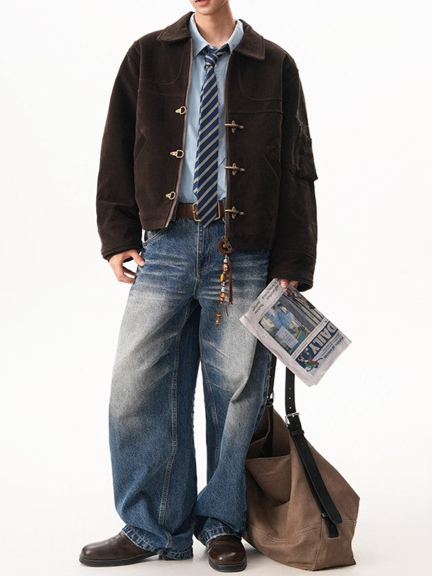 スエード ファイヤーマンジャケット TK0370