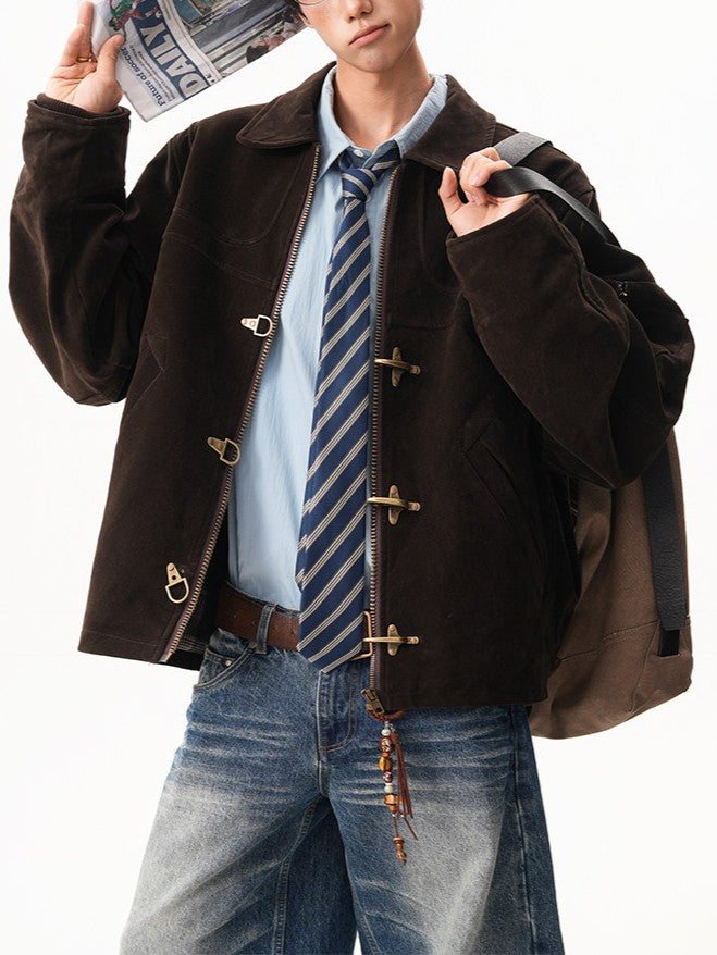 スエード ファイヤーマンジャケット TK0370