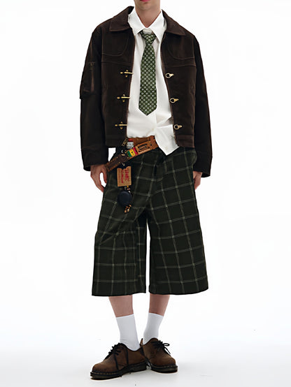 スエード ファイヤーマンジャケット TK0370