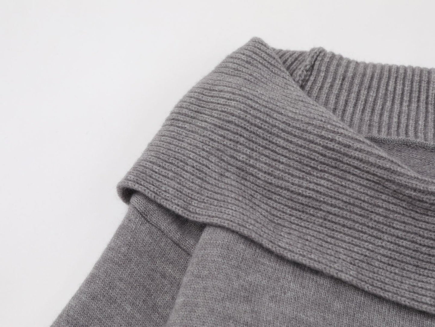 2WAY フード付き オフショルニット TK0375