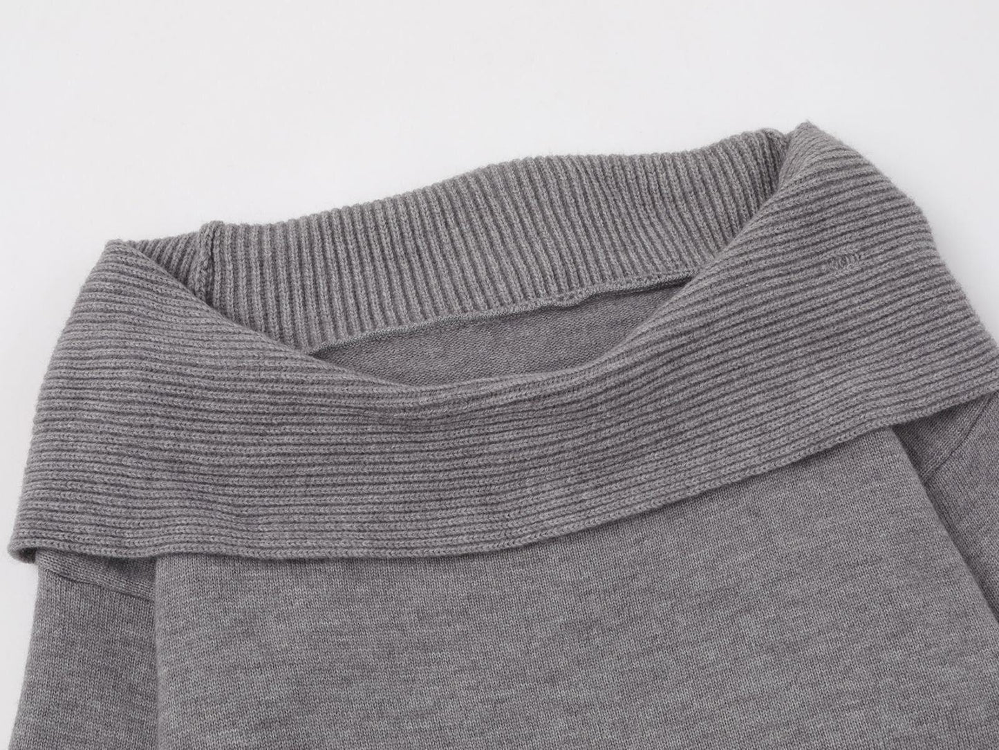 2WAY フード付き オフショルニット TK0375