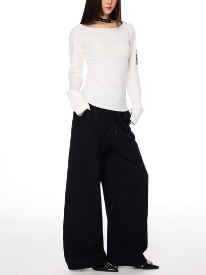 前後2WAYストリートロゴプリントロンT TK0376