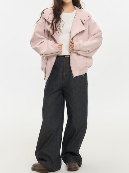 オーバーサイズフィット ジップパーカー TK0383