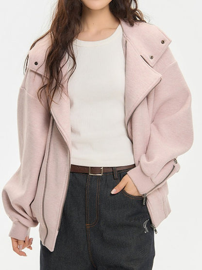 オーバーサイズフィット ジップパーカー TK0383