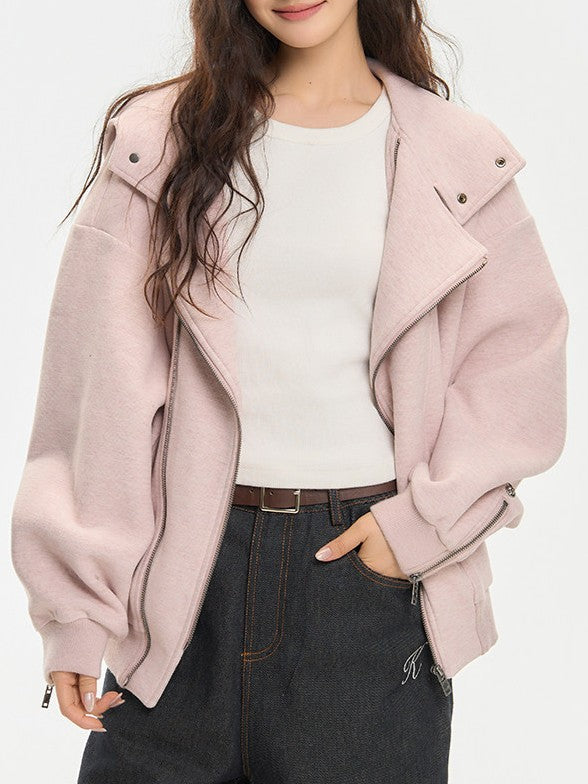 オーバーサイズフィット ジップパーカー TK0383