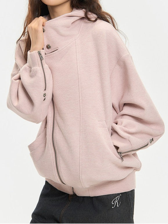 オーバーサイズフィット ジップパーカー TK0383