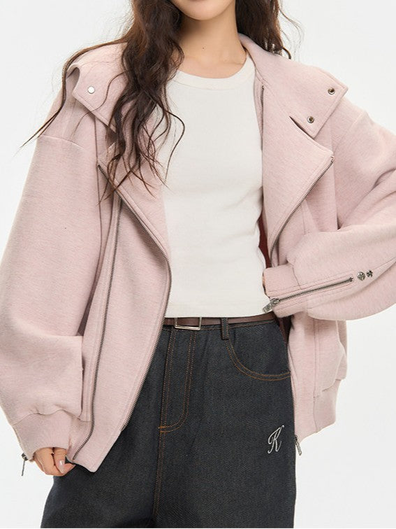 オーバーサイズフィット ジップパーカー TK0383