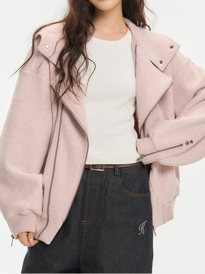 オーバーサイズフィット ジップパーカー TK0383