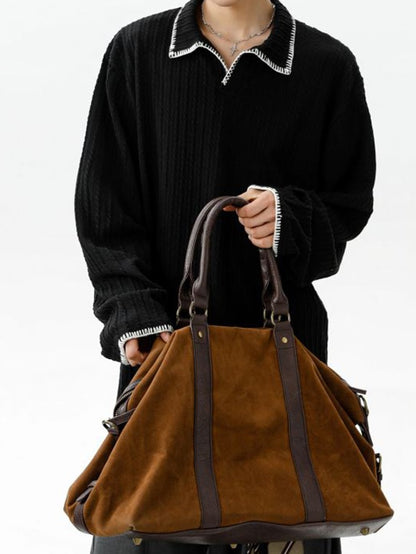 バイカラー 襟付き スウェット TK0394