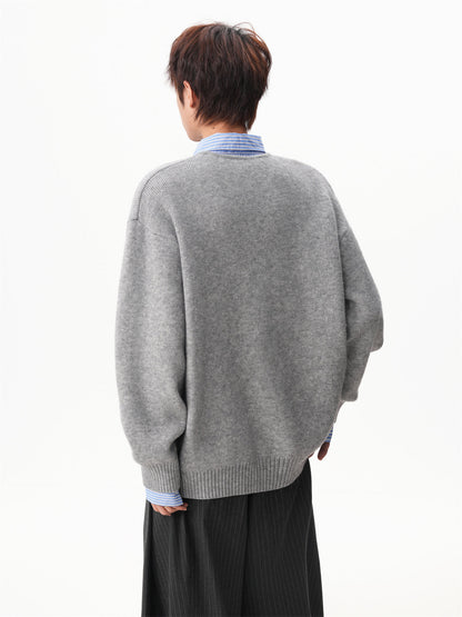 「限定セール」フェイクレイヤード ニットトップス TK0399