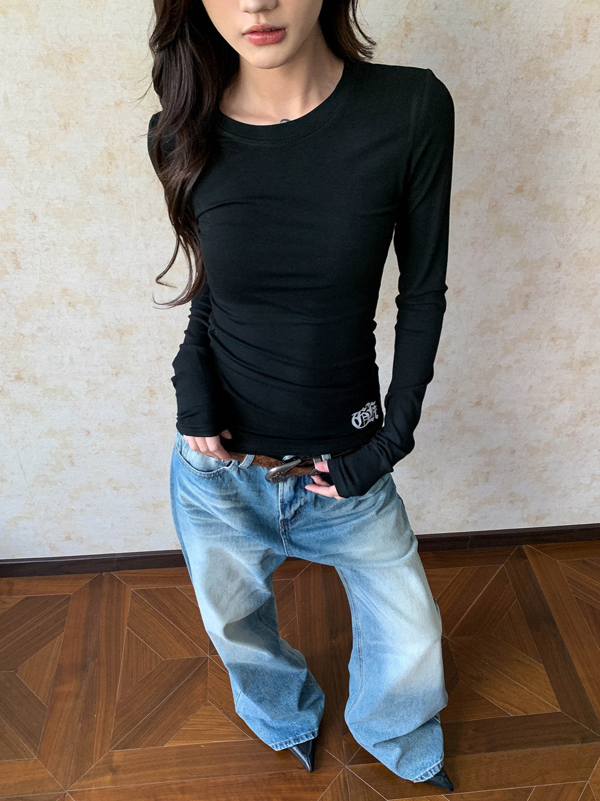 前後2WAYロゴプリントロンT TK0416