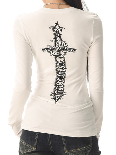 前後2WAYロゴプリントロンT TK0416