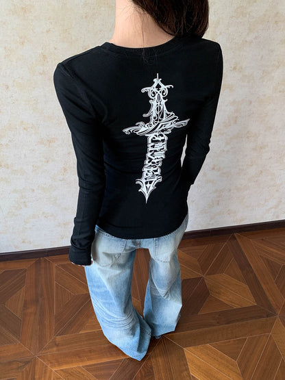 前後2WAYロゴプリントロンT TK0416