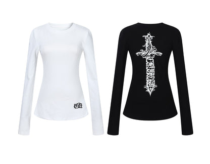 前後2WAYロゴプリントロンT TK0416