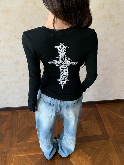 前後2WAYロゴプリントロンT TK0416