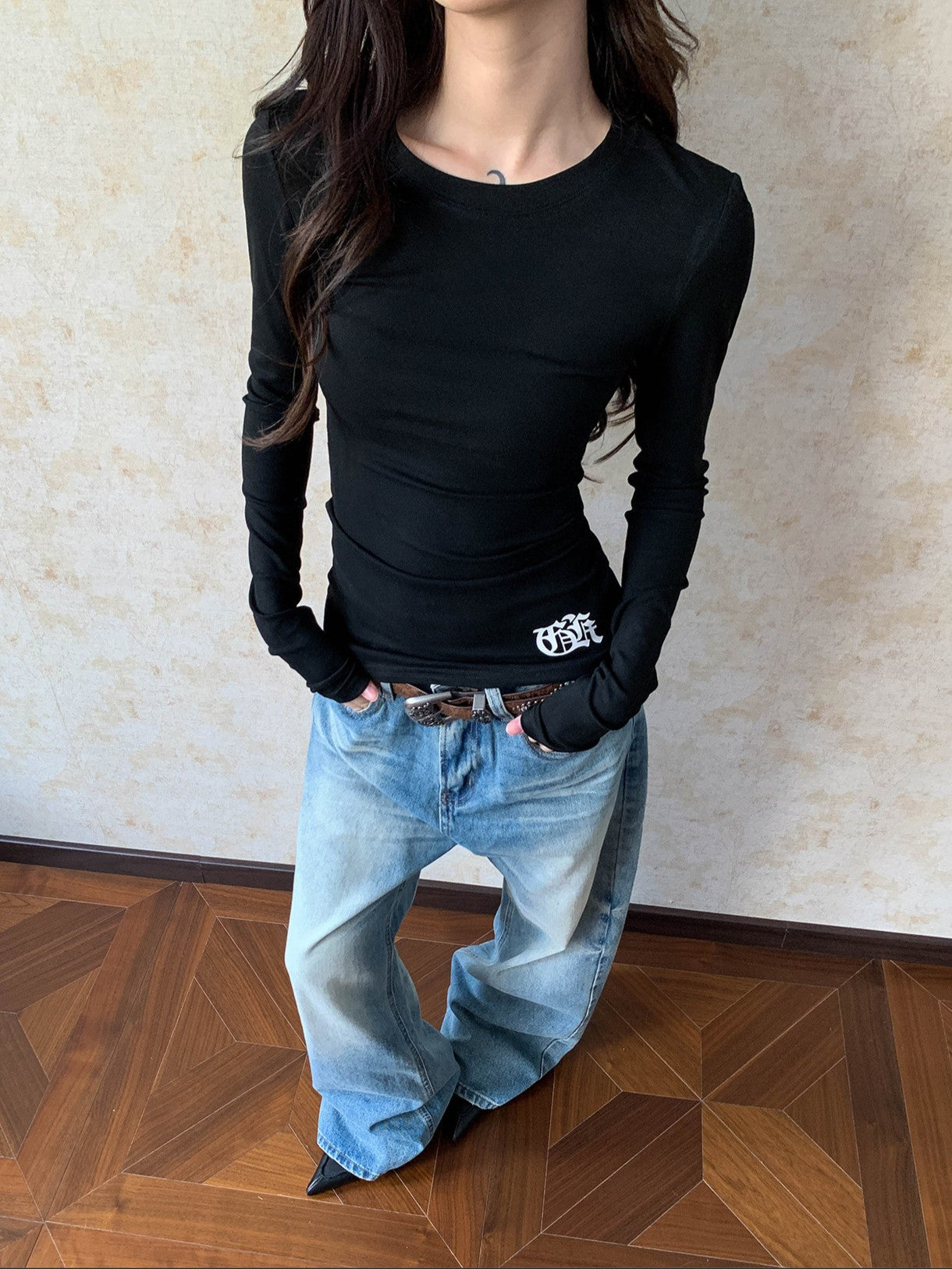 前後2WAYロゴプリントロンT TK0416