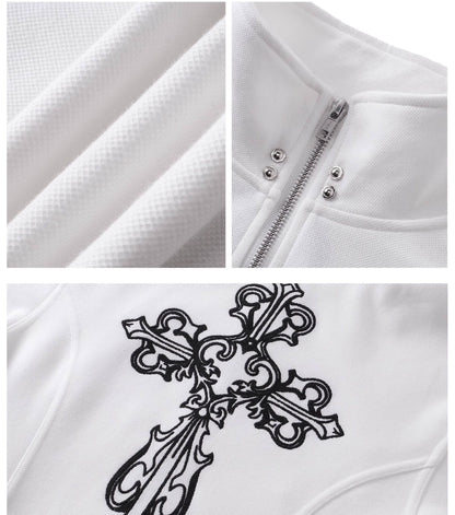 モチーフ ハイネックショートジャケット TK0417