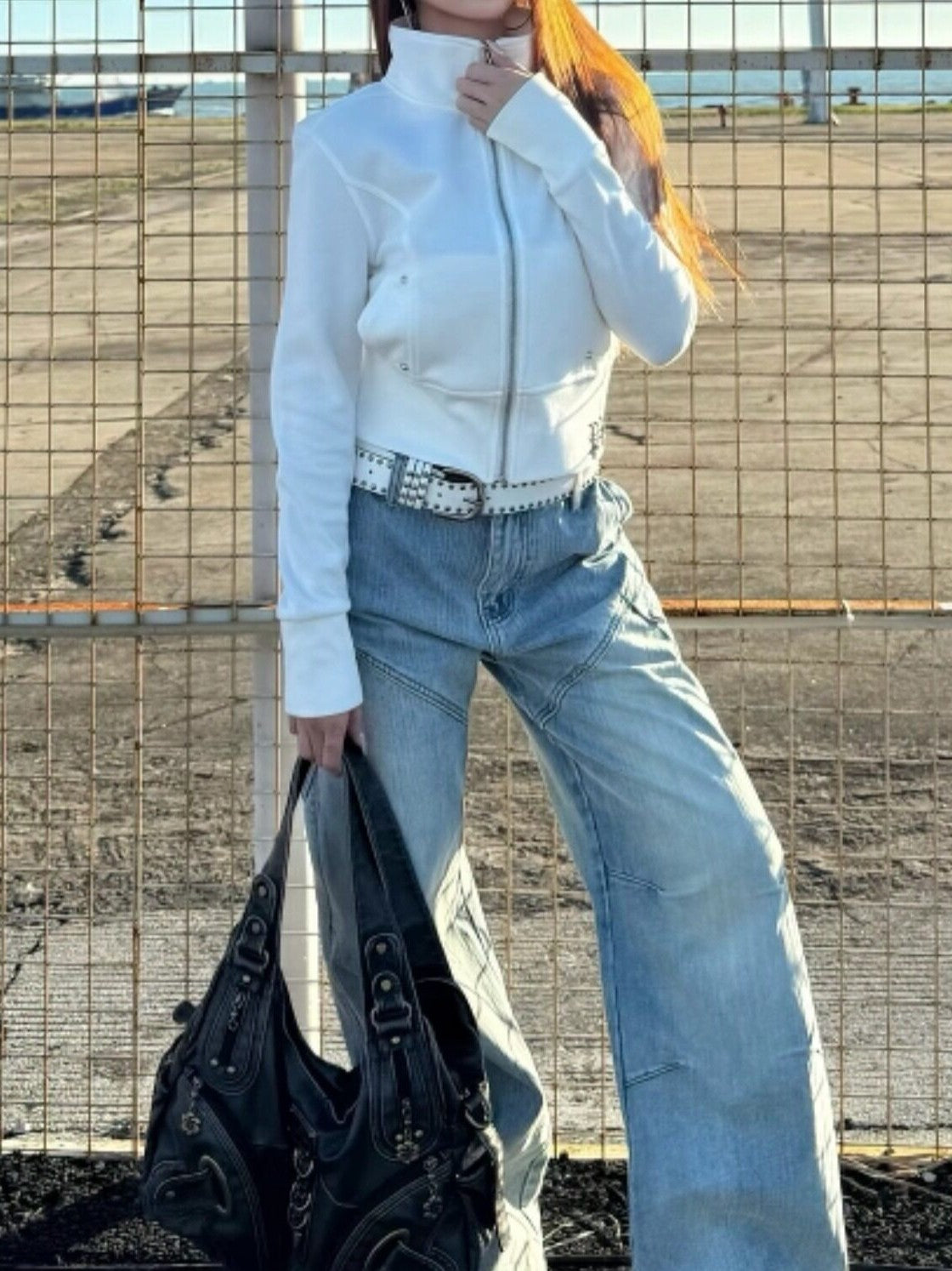 モチーフ ハイネックショートジャケット TK0417