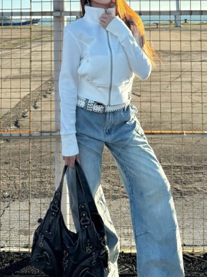 モチーフ ハイネックショートジャケット TK0417