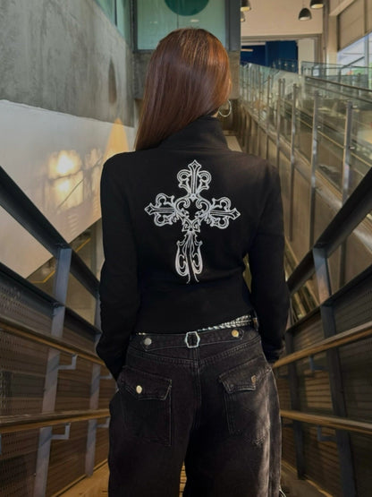 モチーフ ハイネックショートジャケット TK0417