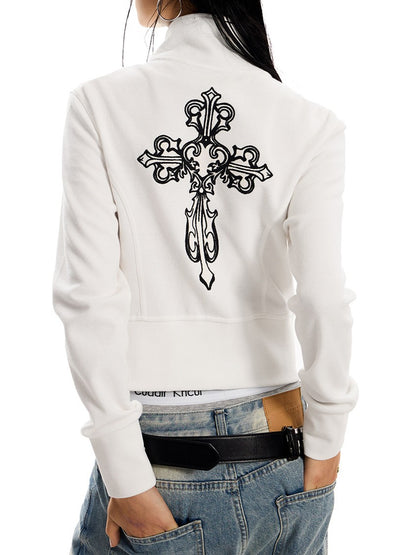 モチーフ ハイネックショートジャケット TK0417