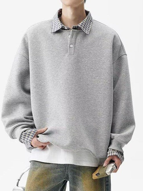 フェイクレイヤード ポロシャツ TK0423