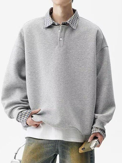 フェイクレイヤード ポロシャツ TK0423