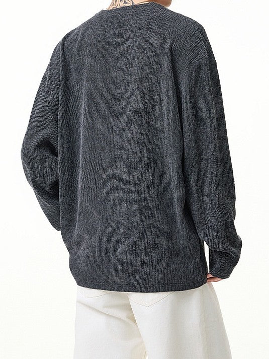 ベーシックヘンリーネックプルオーバー TK0434