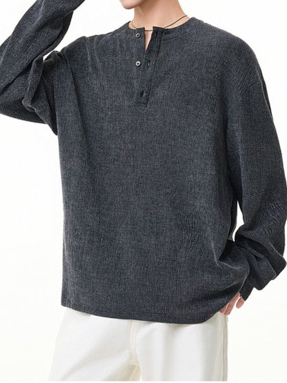 ベーシックヘンリーネックプルオーバー TK0434