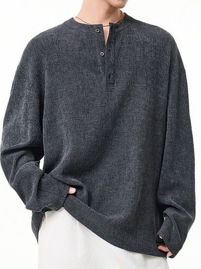 ベーシックヘンリーネックプルオーバー TK0434