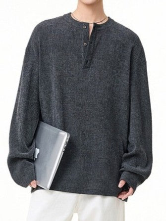 ベーシックヘンリーネックプルオーバー TK0434